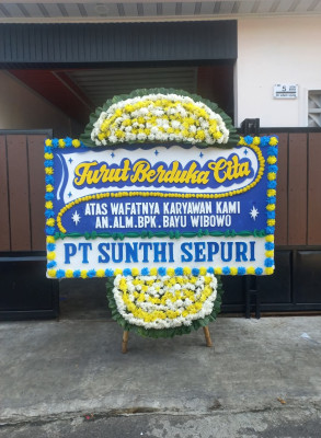Papan Bunga Duka di Paju Epat